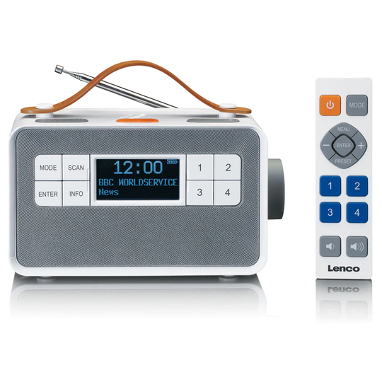 Lenco PDR-065 DAB Radio (valkoinen)
