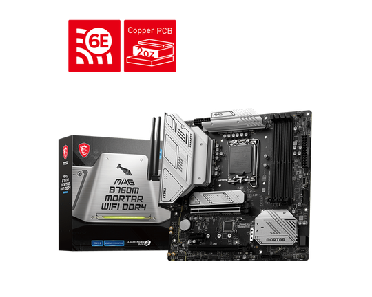 MSI MAG B760M MORTAR WIFI DDR4 LGA1700