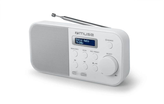 Muse M-109 DB On Hauska Kannettava DAB+ -radio. Siinä On 60 Esiasetusta (30 DAB+ Ja 30 FM).