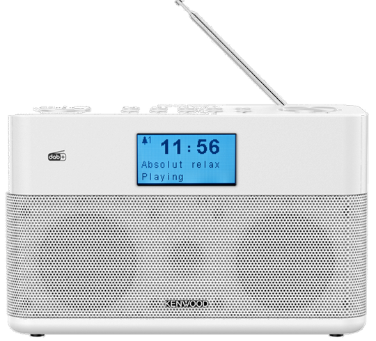 Kenwood CR-ST50DABW DAB+, Bluetooth, valkoinen