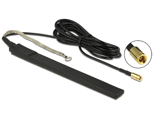 This Active DAB+ Antenna By Delock Is Designed To Receive Digital Broadcasting DIGITAL RADIO. The In
