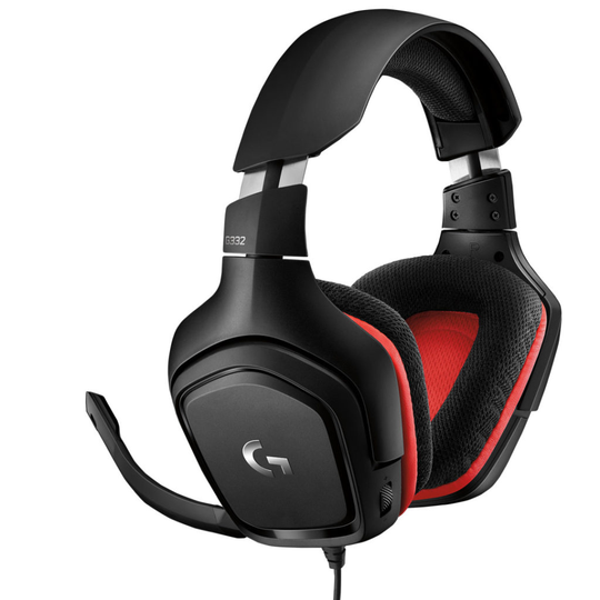 G332 LEATHERETTE Game-Headset Wired Red