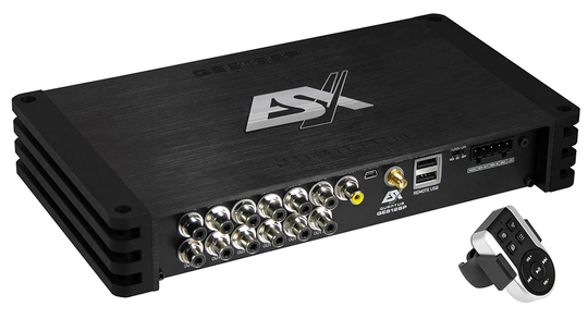 ESX Audio Quantum QE812SP digitaalinen signaaliprosessori, mediaplayerilla