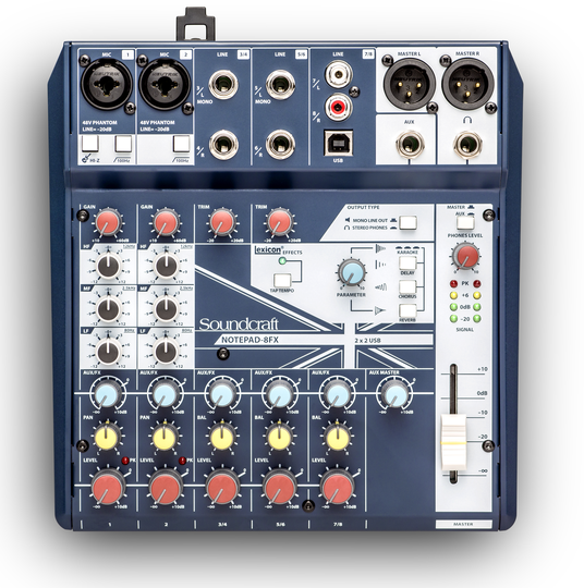 Soundcraft Muistilista 8FX -