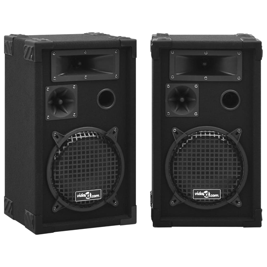 vidaXL Passiiviset Hi-Fi-lavakaiuttimet 2 kpl 800 W musta