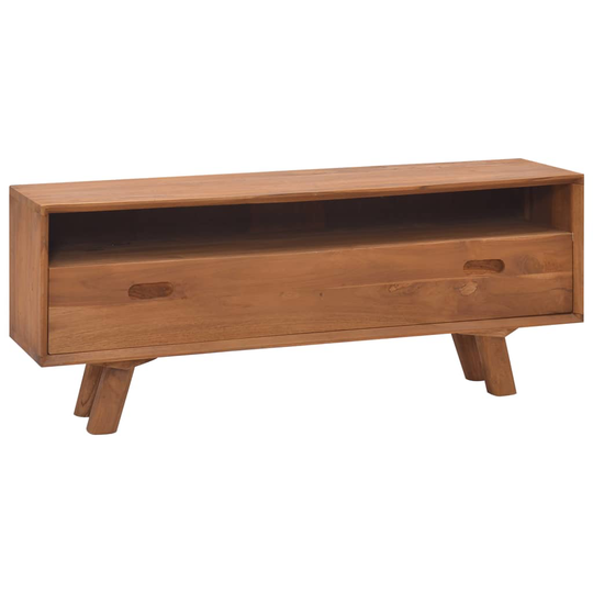 vidaXL TV-taso 110x30x45 cm täysi tiikki