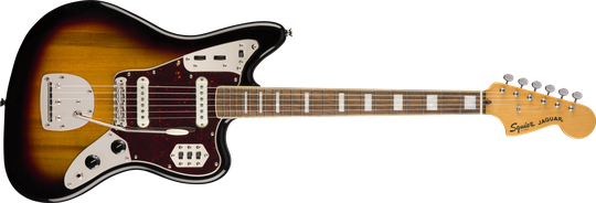 Fender Classic Vibe '70s Jaguar sähkökitara (Tricolor Sunburst) - Squier