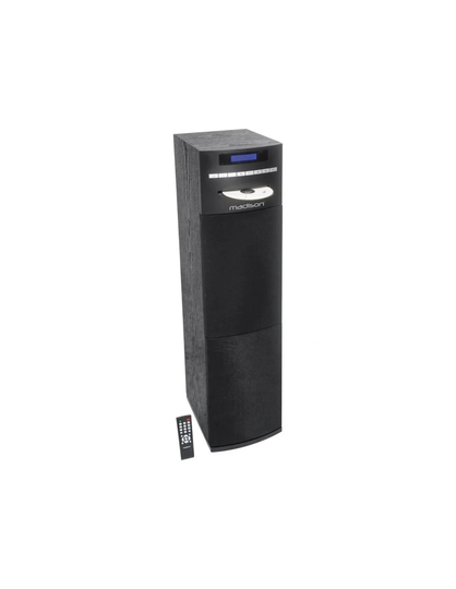Madison Multimedia-torni DAB+:lla ja Bluetoothilla (musta) - MADISON