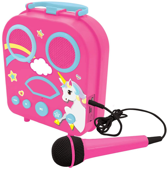 Lexibook - My Secret Portable Karaoke– Unicorn design (BTC050UNI)