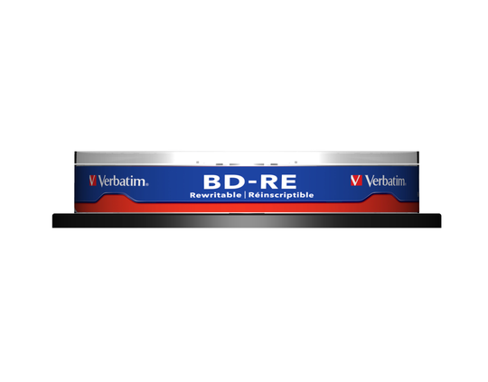 BD-RE SL, 2x, 25GB/200min, 10-pack Spindel, Hard Coat, MABL