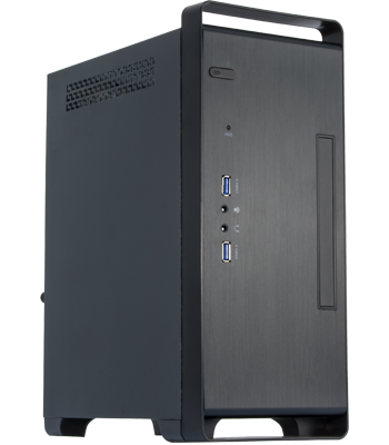 CHIEFTEC Black With 2xUSB 3.0 With 2xPCI