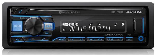 ALPINE UTE-200BT autoradio M/Bluetooth/USB - Alpine