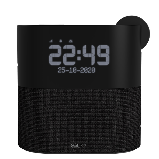 SACKit - WAKEit S - Clock Radio - Black