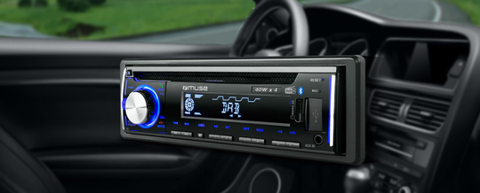 MUSE M-1229 DABCAR RADIO CD/MP3 PLAYER WITH BLUETOOTH & USB / MICRO SD