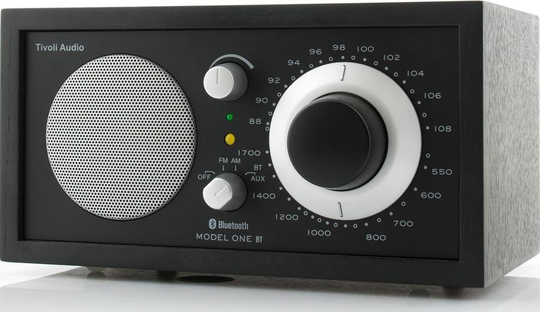 Tivoli Audio Model ONE BT Bluetooth-kaiutin (musta/hopea)