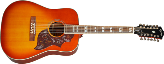 Epiphone Hummingbird 12-string Western Guitar (Aged Cherry Sun )