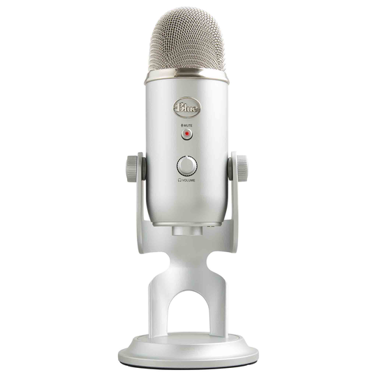 Blue Mikrofonit Yeti USB-mikrofoni - hopea