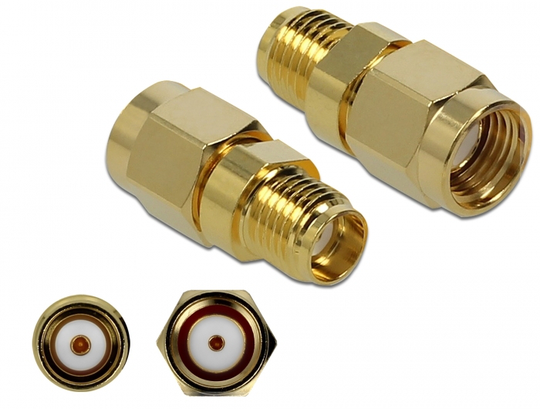 This Adapter By Delock Is Suitable For Connecting Components Of Radio Frequency Technology.