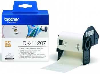 BROTHER DK11207 CD/DVD LABELS