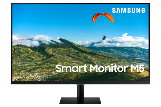 SAMSUNG SMART MONITOR M5 27" 16:9 1920X1080, 8MS, HDR10, AIRPLAY2, ADAPTIVE PICTURE, SPEAKER, 2XHDMI