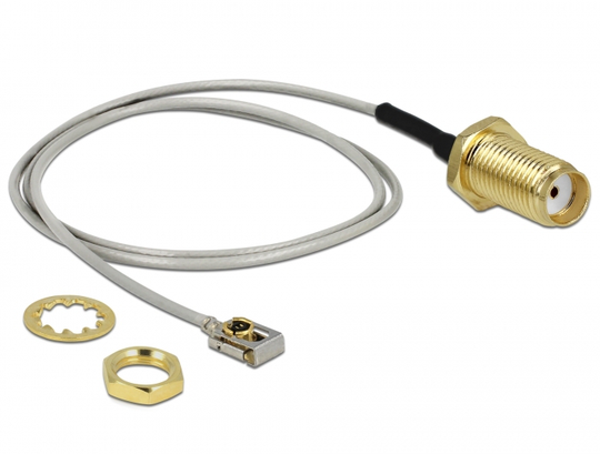 The Antenna Cable By Delock Is Suitable For Connecting Components Of Radio Frequency Technology.This
