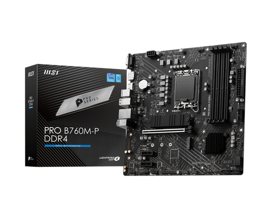 MSI PRO B760M-P DDR4 LGA1700 MATX MB