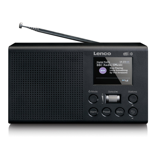 Lenco PDR-031 DAB Radio, Musta