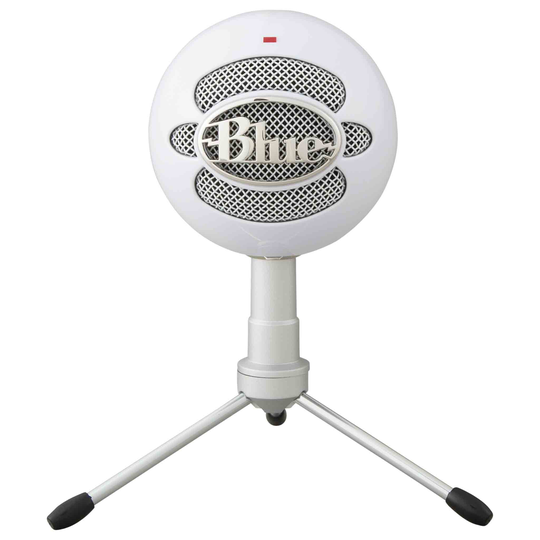 Blue Mikrofonit Snowball USB - valkoinen