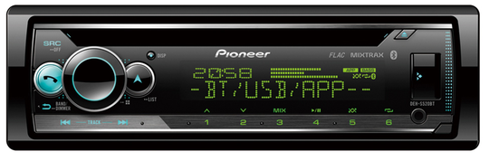 Pioneer DEH-S520BT CD/Bluetooth/Spotify - Pioneer Bilstereo
