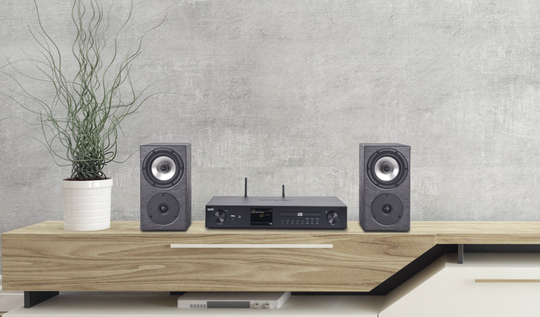 All-In-One Digital Hybrid HiFi System Featuring Amplifier, CD Player, Bluetooth & DLNA/UPnP Supp