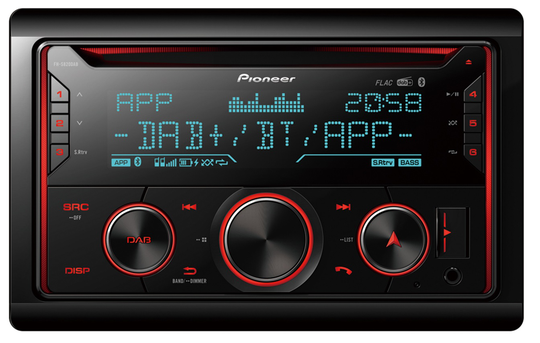 Pioneer FH-S820DAB DAB radio, Bluetooth - Pioneer Bilstereo