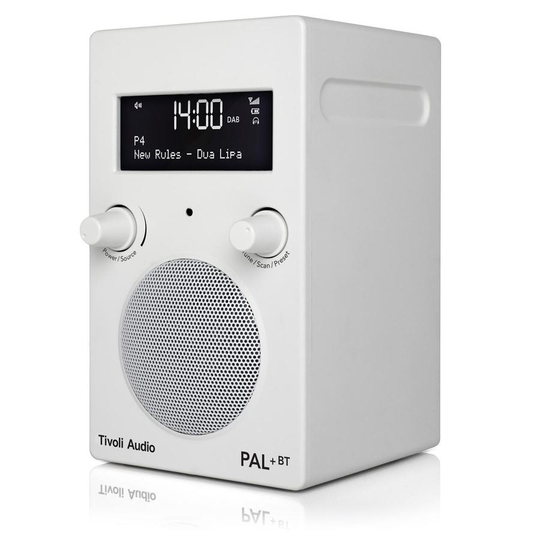 Tivoli Audio PAL+BT DAB+/Bluetooth-kaiutin, valkoinen