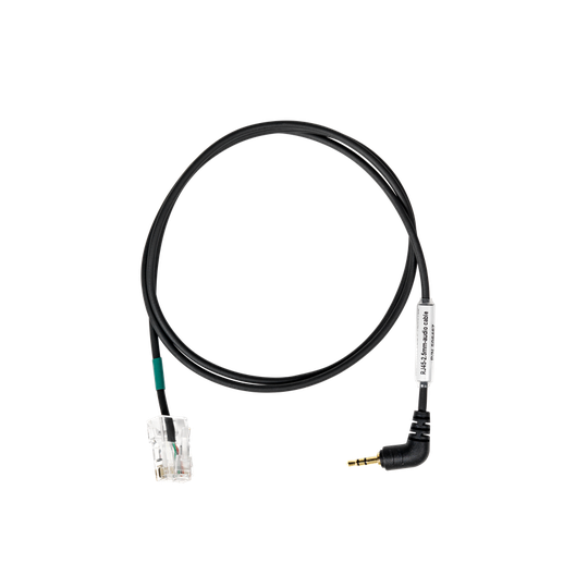 EPOS SENNHEISER AUDIO CABLE FOR DECT HEADSETS TO CONNECT WITH DESK PHONES WITH A RJ45-2.5MM JACK_