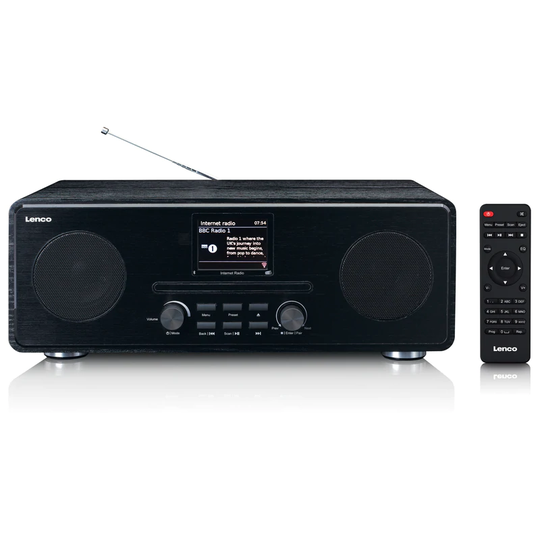 Lenco DIR-260 Internet Radio, Musta