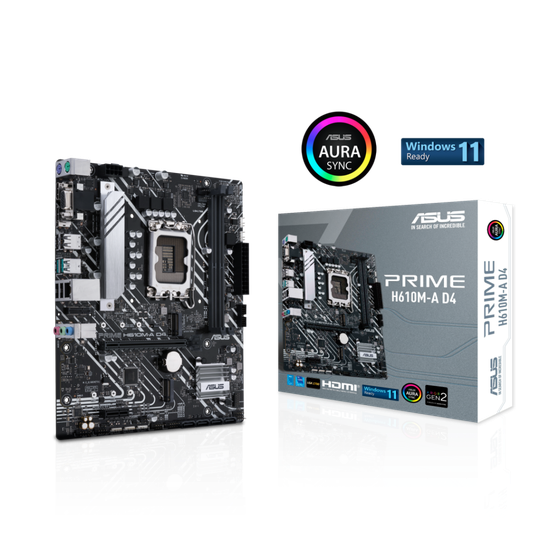 ASUS PRIME H610M-A D4 LGA1700 MATX MB