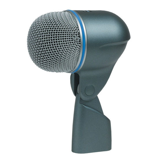 Shure BETA52A bassorumpumikrofoni