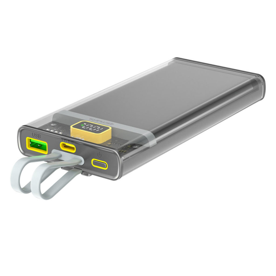 * Charging Cable: Integrated Lightning And USB-C Cable. * Power: Fast Charging Thanks To Power De