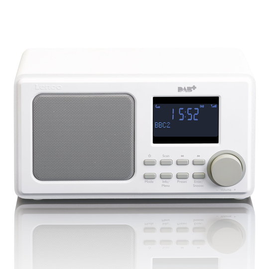 Lenco DAR-010 DAB Radio, Valkoinen