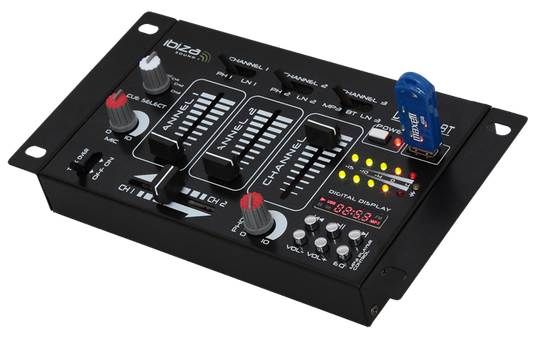 Ibiza DJ-mikseri Bluetoothilla & USB:llä - IBIZA