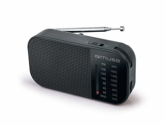 Muse M-025 R On Kätevä Pieni Ja Hyvin Muotoiltu Kannettava FM-radio.
