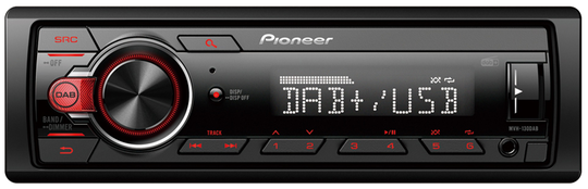 Pioneer MVH-130DAB FM/DAB+ radio - Pioneer Bilstereo