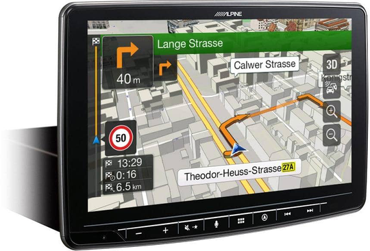 Alpine INE-F904D 9" navisoitin 1DIN rungolla - Halo 9