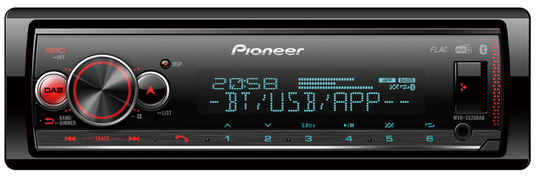Pioneer MVH-S520DAB Bluetooth, DAB+ radio - Pioneer Bilstereo