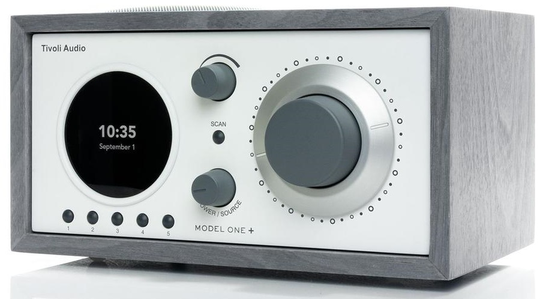 Tivoli Audio Malli ONE+, harmaa/valkoinen