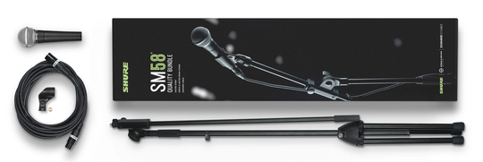Shure SM58 LC-mikrofonipaketti