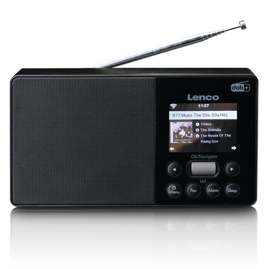 Lenco PIR-510 Internet Radio, Musta
