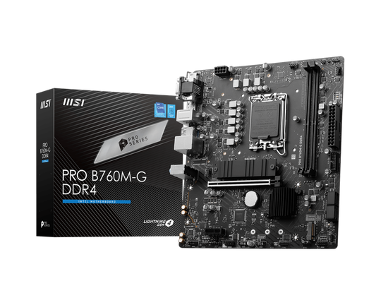 MSI PRO B760M-G DDR4 LGA1700 MATX MB