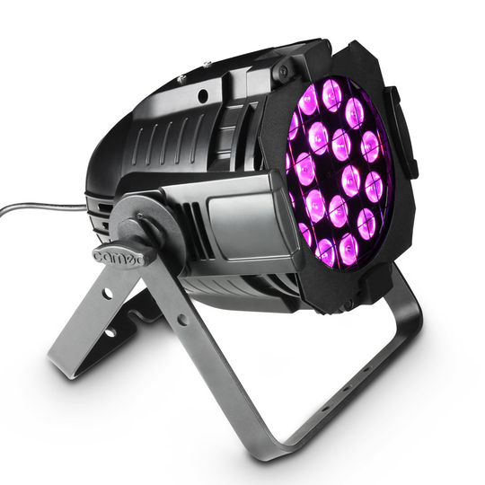 Cameo Studio PAR 64 CAN 18x8W RGBA musta -