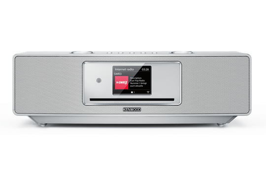 Kenwood CR-ST700SCD-S Internet radio, jossa on Bluetooth ja DAB+ (hopea).