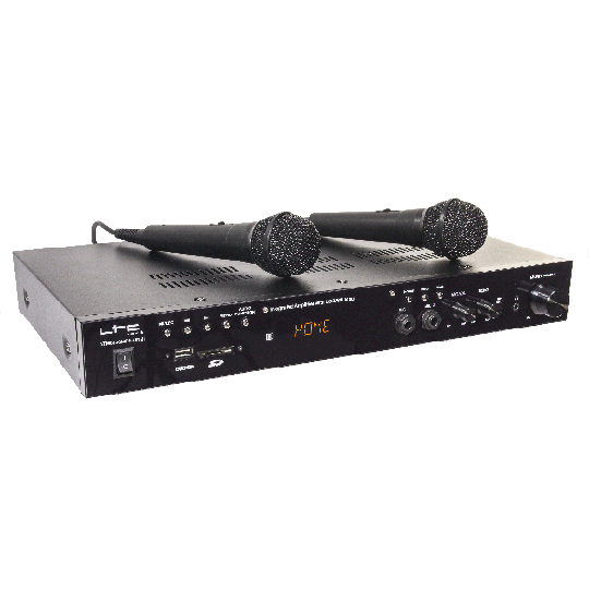 LTC Stereo Hi-Fi-vahvistin, jossa on Bluetooth/FM ja karaoketoiminto